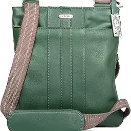 kara Unisex Green Leather Sling Bag-picture-25