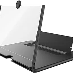 3D Phone Screen Magnifier,Screen Magnifier For Cell Phone Smart,desktop Phone Stand Accessories For Movies,Videos, Gaming (Color : Black, Size : 10inch)-picture-10