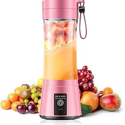 Portable Blender for Smoothies & Shakes - Cordless Personal Size Blender with 6 Stainless Steel Blades, USB Rechargeable, 380Ml BAP Free Traveling Juice Cup for Picnic/Sprots-picture-27
