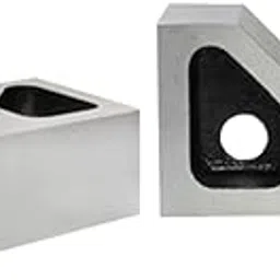 4" CAST Iron Pair V-Blocks Ground-image-63