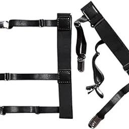 3xNon Slip Punk Men Women Gentleman Leg Thigh Elastic Garter Belt Suspender-image-21