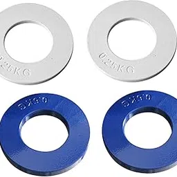 MERISHOPP 4pcs Steel Fractional Weight Plate Micro Plates Weights 0.25kg 0.5kg| Sports Equipment | Outdoor Sports Gear | Exercise Gear-picture-11