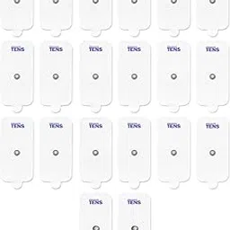 TENS Electrodes, Premium Quality XL Replacement Pads for TENS Units, 10 Pairs of Snap TENS Unit Electrodes (20 TENS Unit Pads), 2 inch x 4 inch, Discount TENS Brand-picture-23