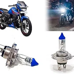 Auto Pearl Halogen H4 Front Headlight Bulb 12V/35W Ultra Bright Compatible with Apache RTR 160 (Pack of 1)-picture-10