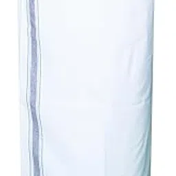 m2dc 100% Pure Cotton Men's White Dhoti/Dhoties/Mundu with color border(S.P)- 2mts-picture-31