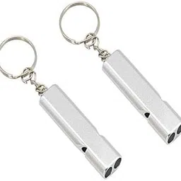 BNF® 4x2pcs Emergency Survival Whistle Marine Safety Outdoor Boating Silver-Sporting Goods-Outdoor Sports-Camping & Hiking-Emergency Gear-Safety Whistles-(4 Pack) 2 Pieces Emergency Survival Whistle-picture-29