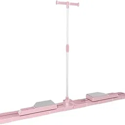 MYADDICTION Hip and Leg Exerciser Portable Strength Training Multifunctional Ski Machine Pink-image-62