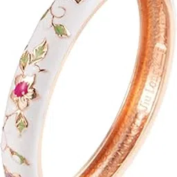 wynameleri Enamel Bangle Bracelet Floral Design Fashion Accessories for Women Lady Girl Gift Present-picture-41
