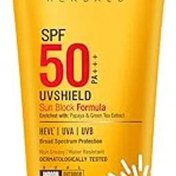 Oshea Herbals UVShield SPF 50 PA+++ Sunscreen | Broad Spectrum UVA & UVB Protection for All Skin Types | Water Resistant & Enriched with Papaya & Green Tea Extract - 120g-picture-21