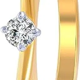 p.c. chandra jewellers Women's Metal Yellow-Gold 18k (750) Yellow Gold Metal and Diamond Ring-picture-32