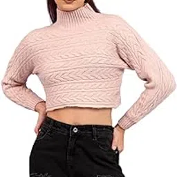 Cotton Blend Modern Womens Sweater-image-99