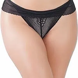 hawkesburry Women's Medium Coverage Soft Touch Microfiber Nylon Elastane Stretch Mid Waist Lace Styled Bikini.-picture-13