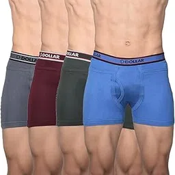 dollar bigboss Men's Assorted Pack of 4 Cotton Trunk (Colour & Print May Vary)-picture-15