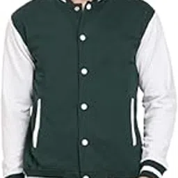Men's Cotton Standard Length Varsity Jacket-image-12