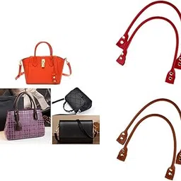 enakshi (label) 4 Pieces Genuine Leather Handbag Bag Strap Replacement 58cm Brown+Red|Clothing, Shoes & Accessories | Womens Handbags & Bags | Handbag Accessories-picture-32