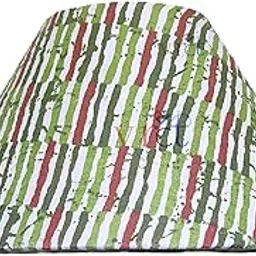 VRCT Round Floral Lamp Shade (10 Inches) (Green Line)-image-22