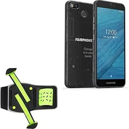 BoxWave Holster Compatible with Fairphone 3+ - FlexSport Armband, Adjustable Armband for Workout and Running - Stark Green-picture-26