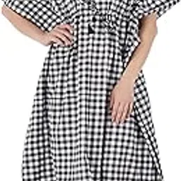 onekbhalo Women's Cotton Gown Plain Maxi Nighty (Free Size)-picture-45