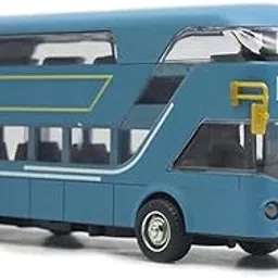 London Alloy Metal Light & Music, Die Cast Metal, Toy for Kids Openable Doors,Lights and Music, Decorative, PerfectGift for Kids, Mix-Colors, Pack of 1(London Double Decker Bus)-picture-30