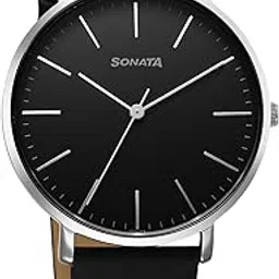 sonata Ascent Quartz Analog Black Dial Watch for Men-picture-10