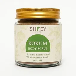 Shrey Origins World's First Ever Kokum Body Scrub with Peppermint touch, 100% Natural, Vegan, Eco-conscious, Sustainable Skincare, Clean Beauty. Gently exfoliates, nourishes skin, with soothing mint essence. 110 g (110, Peppermint)-picture-48