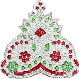 Hulasi 925 Sterling Silver Laddu Gopal Mukut | Bal Krishan Accessaries-image-1