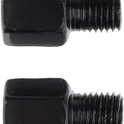 Lyla 2xScooter Motorcycle Rearview Side Mirror RH 8mm - LH 10mm Adapter Black-picture-15