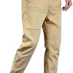 poshax Track Pant for Men || Track Pants || Plain Track Pant (Rib-Trackpant) image 1