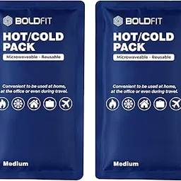 Boldfit Reusable Hot and Cold Ice Pack | Flexible Gel for Injuries, Shoulders, Knee, Back, Neck Hot Compression Gel Pack for Pain Relief-Medium Pack of 2-picture-25