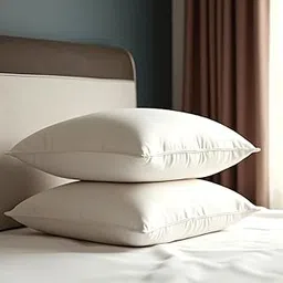 Mischief Resto Pillow with White Beading | Soft & Fluffy Microfiber Fill | Elegant Design with Gentle Support | Standard 24 x 16 Inch | Pack of 2-picture-11