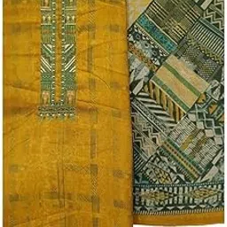 dravinam trends Women's Unstitched self Digital Print Hand embroidered Pure Woollen Pashmina Salwar Suit Dress Material with digital printed Pure woolen shawl dupatta-picture-19