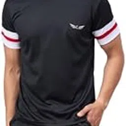 chrome & coral Men's All weather Regular Fit Solid Black Track Suit with Pocket Comfortable Breathable Stretchable Soft Polyester Fabric For Everyday Use Ideal for Gym Training or Running Shortwear-picture-39