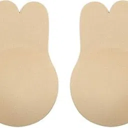 FancyPants Bunny Boob Stickies - Beige – Reusable Nipple Covers for Women, Invisible, Comfortable, Self-Adhesive Silicone Pasties, Perfect for Backless, Strapless & Sheer Outfits-picture-30