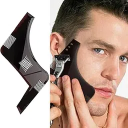 BOXO Beard Shaping Comb for Men Styling, 15 Gram, Black, Pack Of 1-picture-29