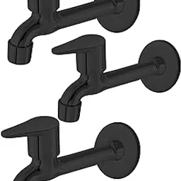 Stainless Steel Long Body Ennius Bib Tap (Long Body) for Bathroom/Kitchen Sink Faucet/wash Basin with Wall Flange & Teflon Tape (Mirror-Chrome Finish)-image-65