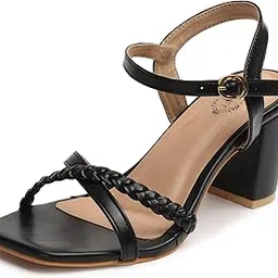 denill Women Fashionable, Soft & Comfortable Casual Block Heel Sandals-picture-54