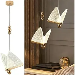 LEGEEN 12 Watts Butterfly Led Hanging Pendant Celing Lights Lamps for- Kitchen, Hall, Cafe, Resturents, Lobby Balcony Bedroom Living Room Batroom Diwali and Home Decore Light Lamp (Water Clear)-picture-13
