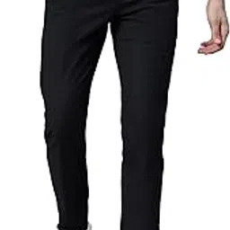 cantabil Men Self Design Non Pleated Regular Fit Mid Rise Casual Trousers for Men | Casual Pants for Men | Casual Wear Regular Fit Trousers for Men (P_MTRC00149)-picture-14