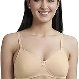 salient Everyday Cotton Padded & Non Wire T-Shirt Bra for Women with Detachable Straps-picture-41