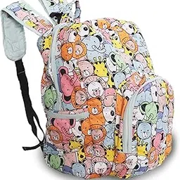 Kradyl Kroft Diaper Bag Backpack quilted Baby Diaper Maternity Baby Changing Bags (Happy Zoo)-picture-31