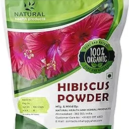 Natural Health Products Hibiscus Flower Powder (Rosa Sinensis) Gudhal Powder, 100 G-picture-20