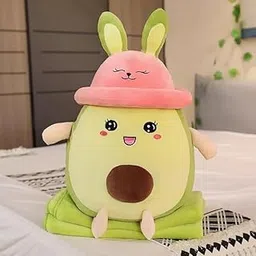 AVSHUB Soft Stuffed Cute Plush Soft Toys for Girls Kids Playing Home Decoration (Avvocado-35cm)-picture-17