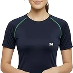 ninq Women’s Half Sleeve Compression T-Shirt | Premium Gym & Sports Wear for Running, Training, Yoga, Cycling & Workouts | Quick-Dry, Stretchable Athletic for Women-picture-11