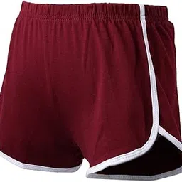 Women Sport Beach Yoga Shorts XL Dark Red | Womens Clothing | Athletic Apparel-image-24