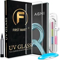 FIRST MART Military-Grade UV Tempered Glass for Lava Agni 2 and Agni 3 5G with Edge to Edge Full Screen Coverage, Cable Protector and Easy Installation kit (6.78 Inches)-picture-32