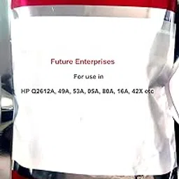 Future 12A Polyester Toner Powder for Refilling HP 12A (Set of 1 Bottle X 100g) Canon 303 Toner Cartridges - Best Results for HP Q2612A, 49A, 53A, 05A, 80A, 16A, 42X etc-image-2