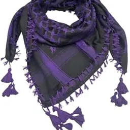 Arabic Arafat Keffiyeh Palestinian Shemagh Scarf for Men & Women | Stylish Square Shawl/Stole | Head Wrap & Face Cover-picture-53