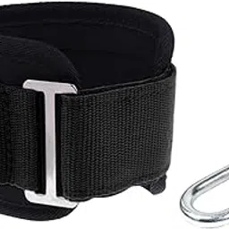 ATORSE Ankle Strap Cable Attachment D-Ring Leg Weight Lifting Exercise Black-image-74