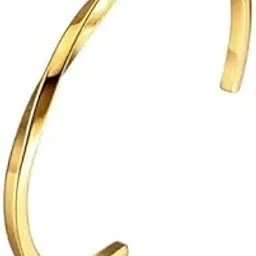 amaal Bracelet for Men girls women Boys brother boyfriend gents Fashion Gold Bracelet for Boys Stainless Steel stylish golden hand cuff Kada for men Cuff accessories mens Bracelets adjustable A460-picture-13