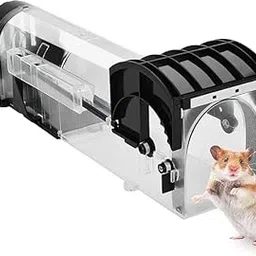 BELARO Mouse Trap Cage Rat Catcher for Home Garden Patio, 32 cm Humane Mouse Trap Cage, Reusable Enlarged Smart Rat Catcher.Rodent Trap for Mice, Pets, Rodents.-picture-32